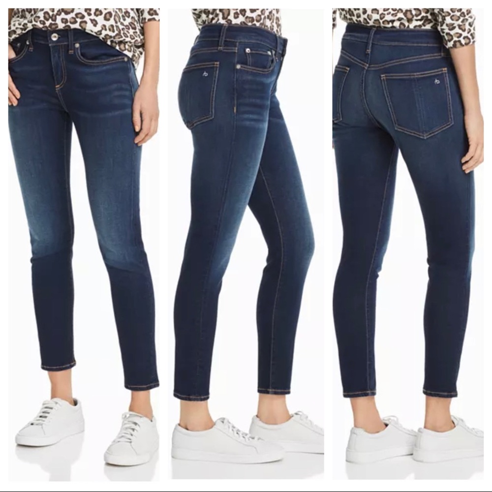 Rag & Bone Cate Mid-Rise Ankle Skinny In Carmen Skinny Jeans